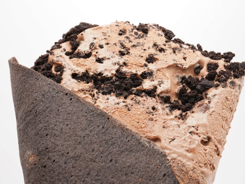 「ザ・クレープ＜チョコ＆チョコ＞」