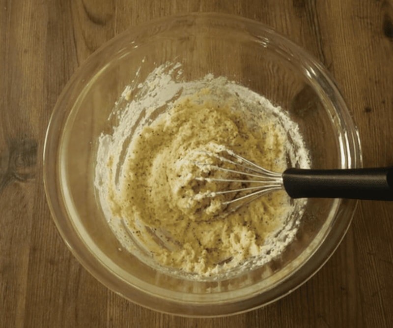 まりえさん「紅茶のもちもち豆腐パンケーキ」レシピ