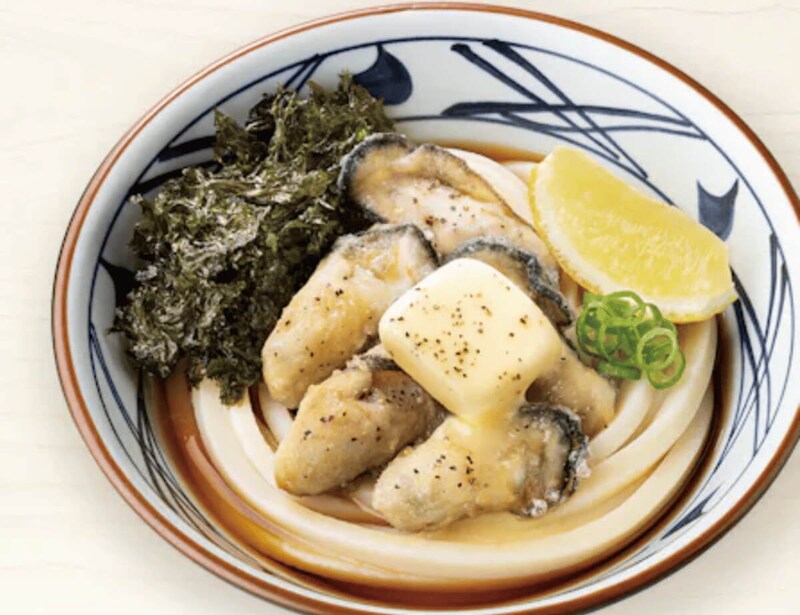 丸亀製麺こく旨 牡蠣バターぶっかけうどん