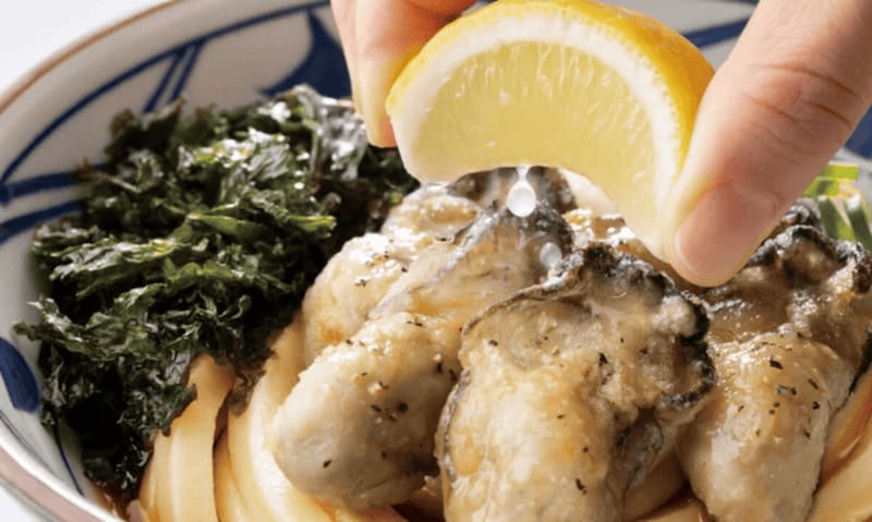 丸亀製麺こく旨 牡蠣バターぶっかけうどん