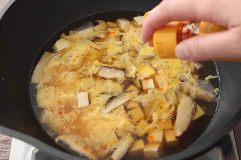 栗原はるみさん「豆腐の酸辣湯」