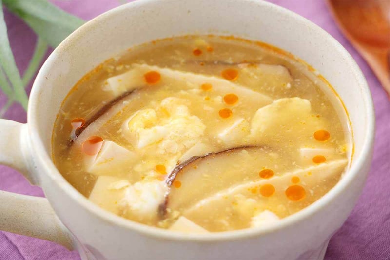 栗原はるみさん「豆腐の酸辣湯」