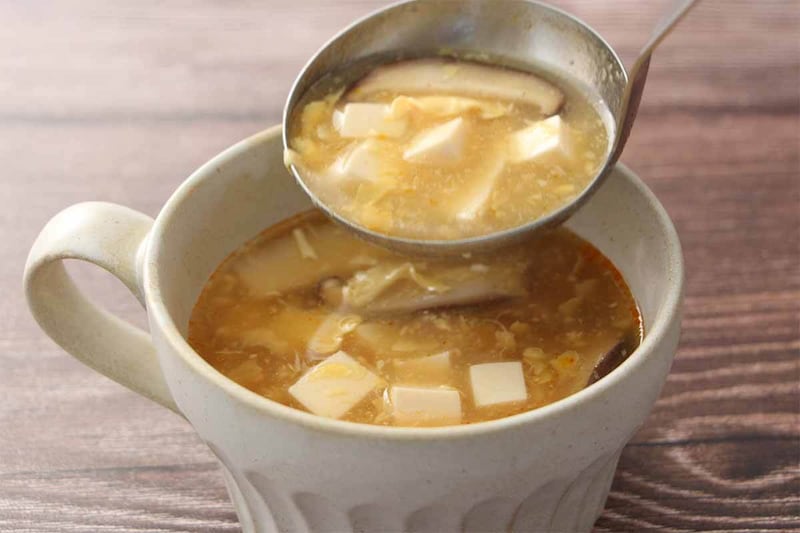 栗原はるみさん「豆腐の酸辣湯」