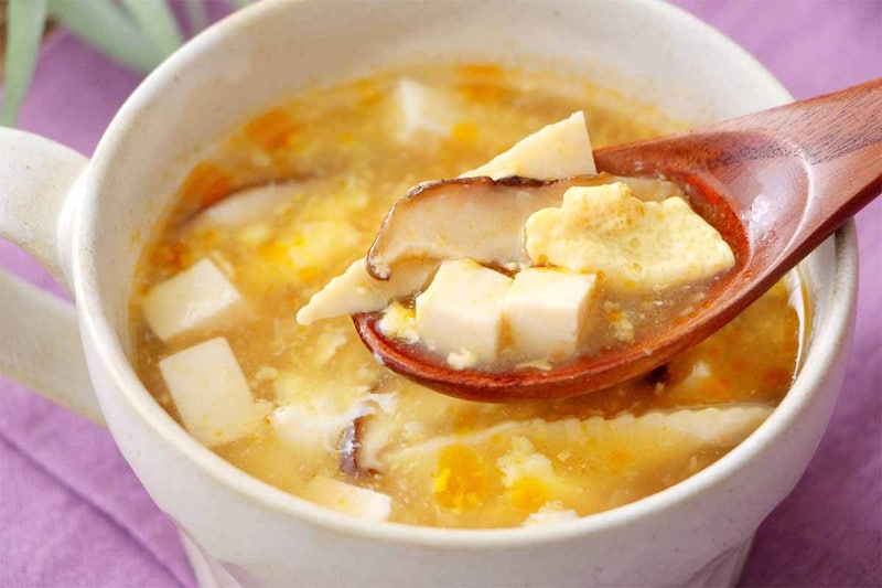 栗原はるみさん「豆腐の酸辣湯」