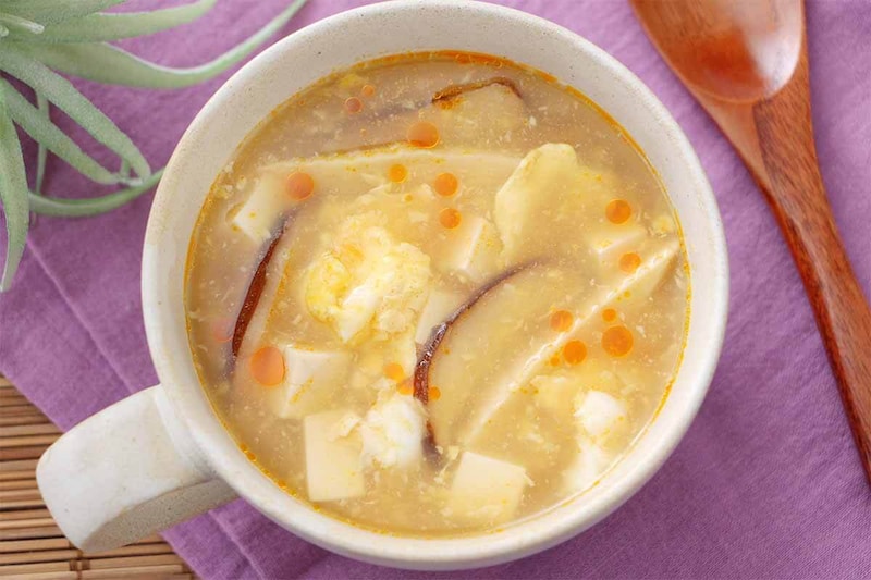 栗原はるみさん「豆腐の酸辣湯」