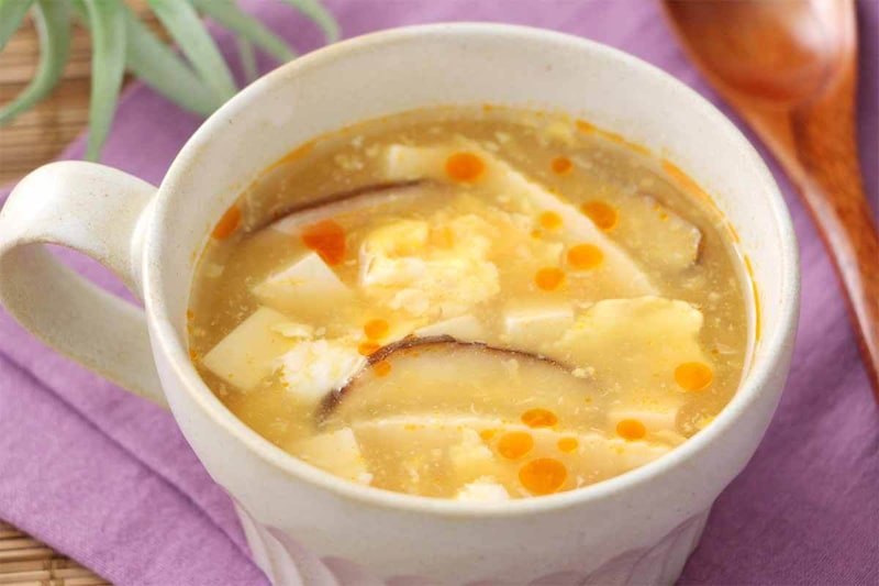 栗原はるみさん「豆腐の酸辣湯」