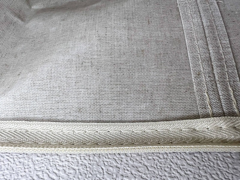 無印良品「ポリエステル麻 ソフトボックス 長方形 中 フタ式」