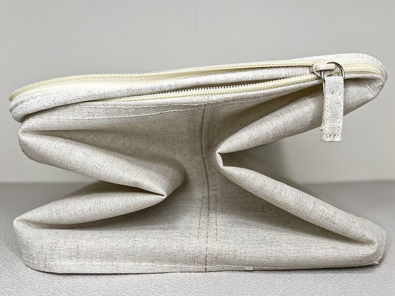 無印良品「ポリエステル麻 ソフトボックス 長方形 中 フタ式」