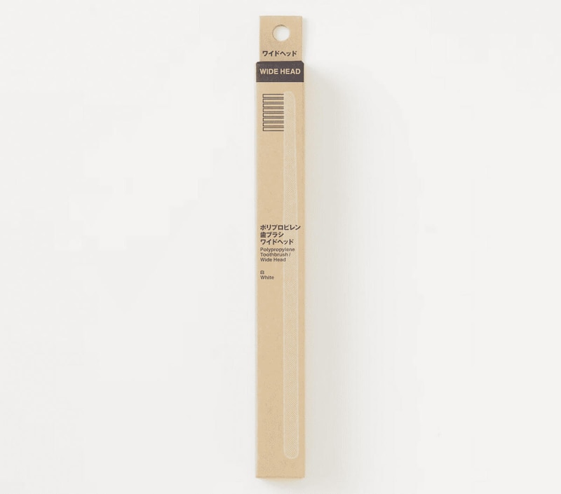 無印良品「ポリプロピレン歯ブラシ ワイドヘッド」
