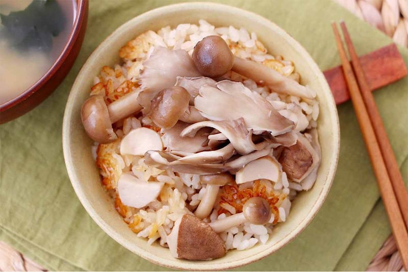 栗原はるみさん「きのこの炊き込みご飯」