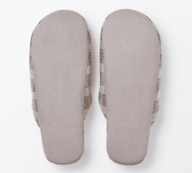 無印良品「綿フランネル履き心地やわらか足なりスリッパ」が大幅値下げ