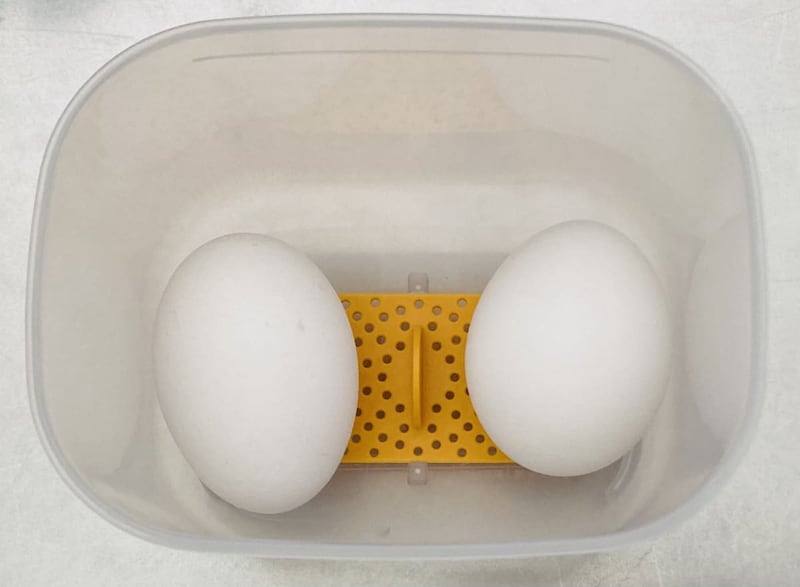 ダイソー「本格温泉たまご器」