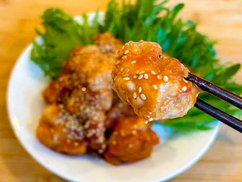 電子レンジで簡単！揚げないヤムニョムチキン風