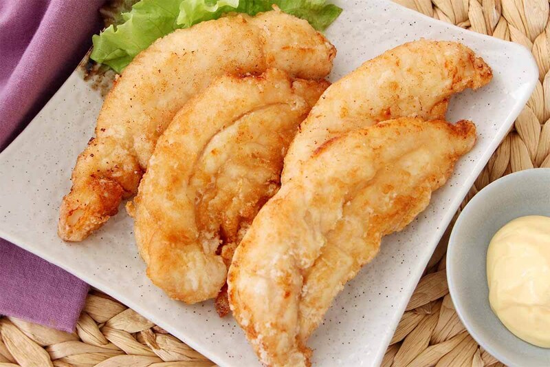 栗原はるみさん「ささ身の竜田揚げ」