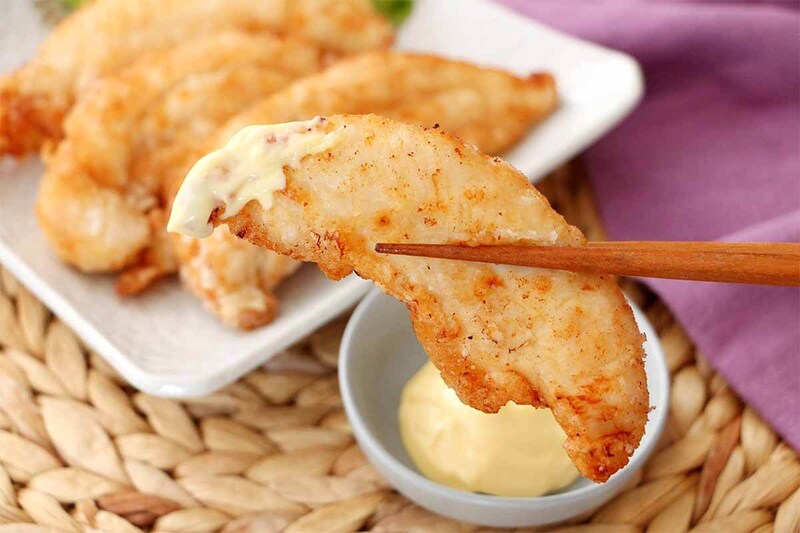 栗原はるみさん「ささ身の竜田揚げ」