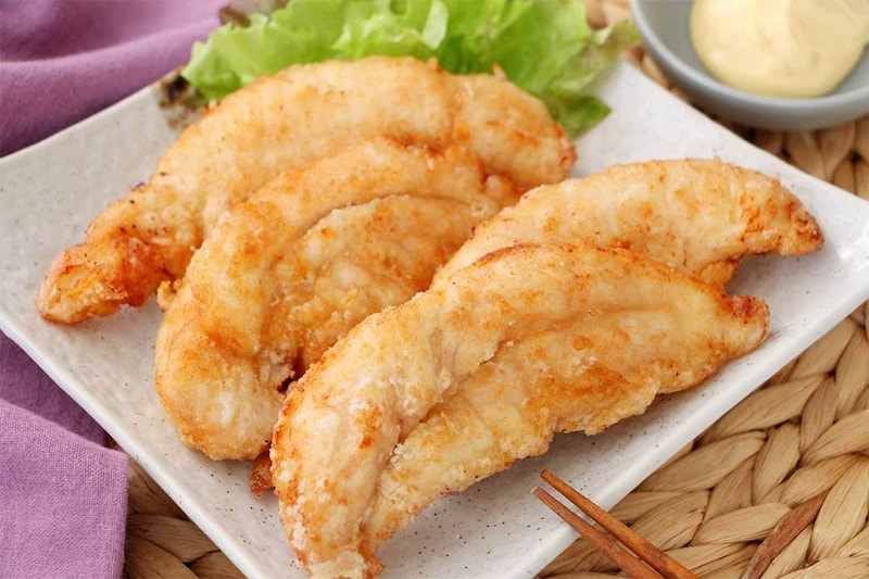 栗原はるみさん「ささ身の竜田揚げ」