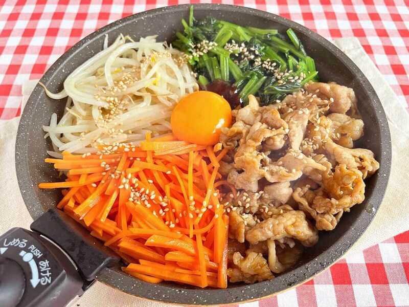 【フライパンでお手軽ビビンバ】香ばしいおこげの絶品レシピ