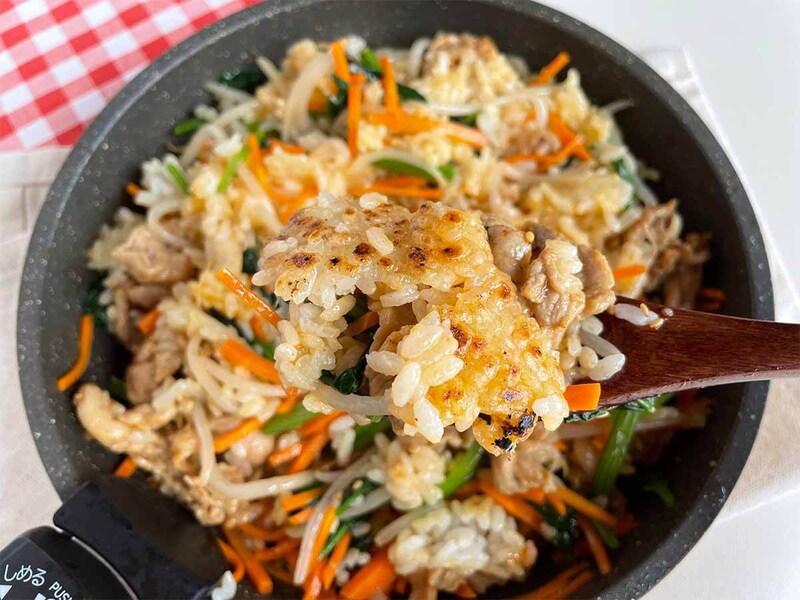 フライパンひとつでビビンバ