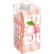 セブンイレブン、ピーチ果肉入りドリンク『カクカクカジツ ピクセルピーチ』を数量限定で発売