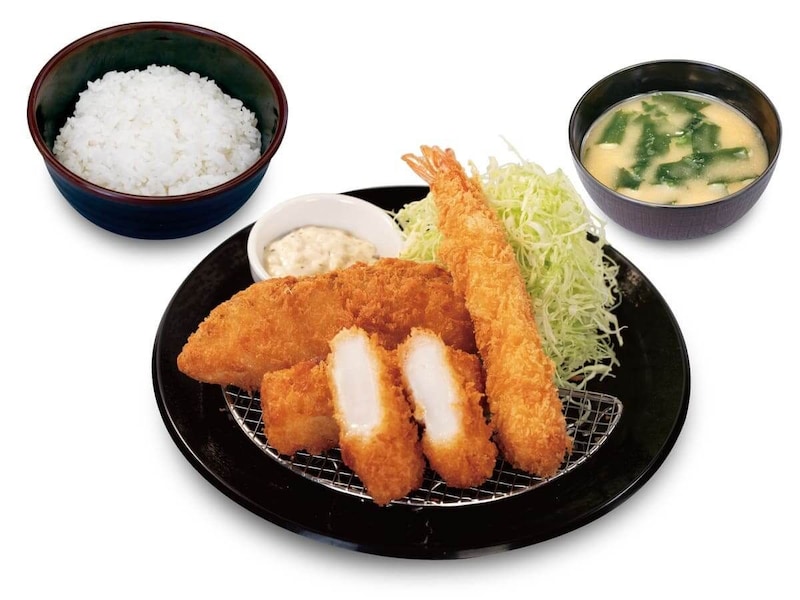 松のや「海鮮盛合せ定食」