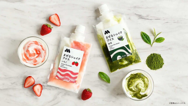 まぜるシェイクアイス ＜いちご＞／まぜるシェイクアイス ＜抹茶＞