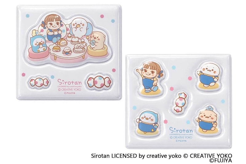 不二家、なごみキャラクター「しろたん」とコラボ