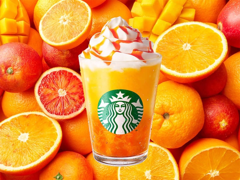 ぎゅぎゅっと オレンジ & マンゴー フラペチーノ®