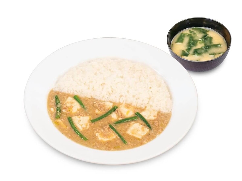 ロースかつ白麻婆ライス