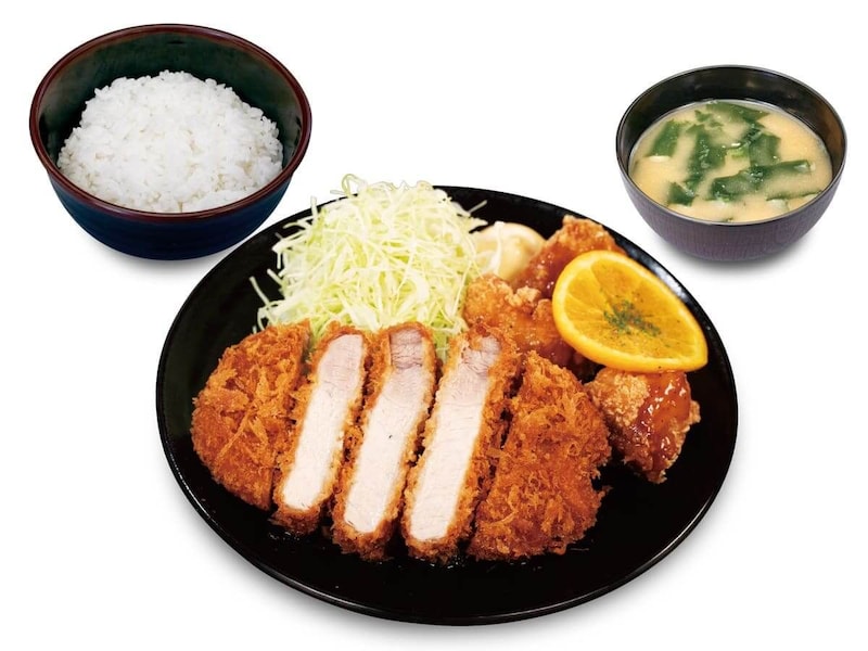 オレンジソース唐揚げ定食