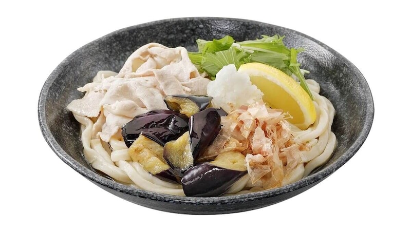 冷たいぶっかけうどん2品販売