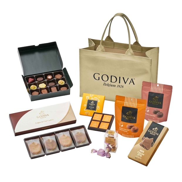 【ゴディバ】2026年福袋「ニューイヤー ハッピーバッグ」3種発売! 「マットゴールド」のバッグにチョコやクッキーを詰め合わせ