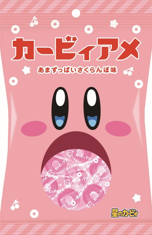 「カービィ」コラボ第2弾スタート　「ファミマ」ファミチキ、中華まん袋が“ドット柄”に　あめを“すいこむ”「カービィアメ」新登場