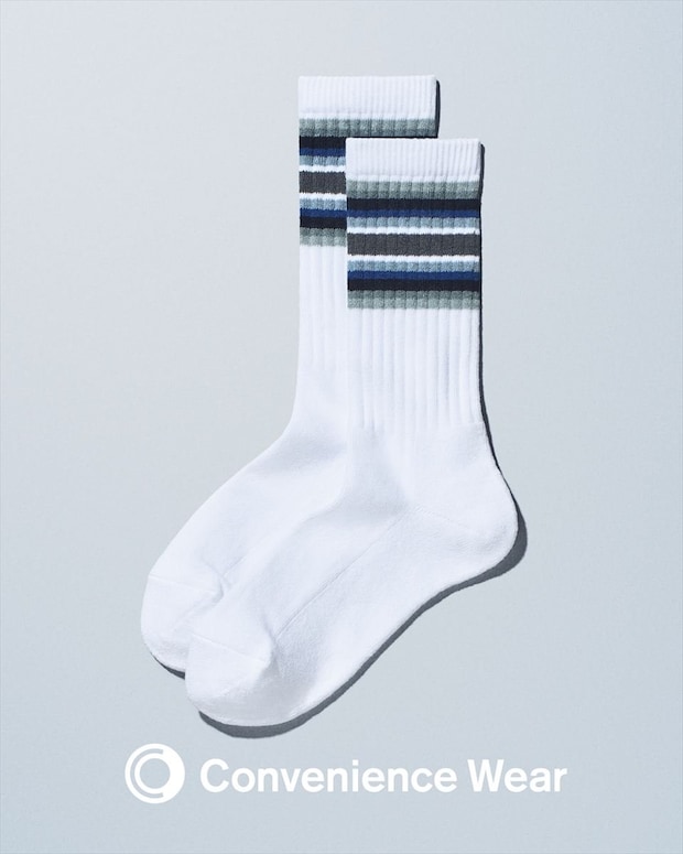 【ファミマ】ラインソックス&ローゲージソックス 「コンビニエンスウェア」新商品が登場