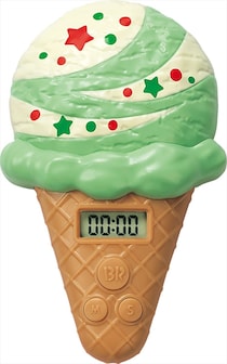 サーティワン「福袋」2種　最大3500円分・電子チケット入り　“ポッピングシャワー”キッチンタイマー、“ラブポーション”カップ型キーホルダーも