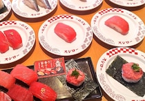 スシロー×豊洲市場　“鮪専門”仲卸「天然本鮪ねぎとろ包み」110円～　中とろ180円～、大とろ、6貫盛りも