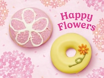 【画像】やば…カワイイ！　コチラが「Happy flowers」ドーナツ2種です！　おいしそう！！