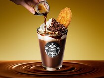 【スタバ】新作フラペチーノ「チョコ風味×エスプレッソ」登場　ワッフルクッキー“ディップ”の新しい体験