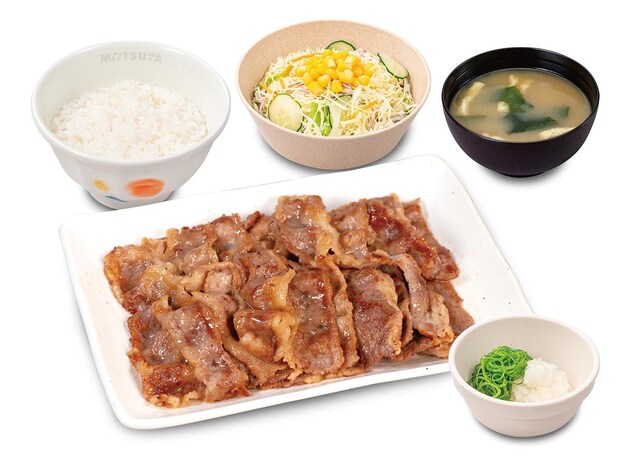 【松屋】牛カルビ肉“最大1.5倍”、豚汁が“100円”「カルビ焼肉増量フェア」開催