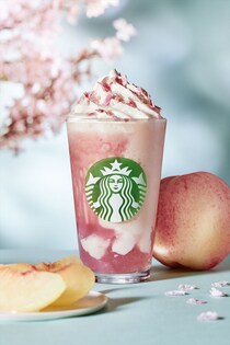 【スタバ】“桜＆白桃”どっちも楽しめる！　フラペチーノ、ラテ、ソーダ　3つの「SAKURAビバレッジ」登場