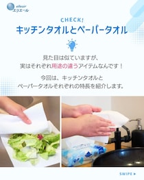 見た目は似ているけど…キッチンタオル＆ペーパータオルの“用途の違い”とは【大王製紙が紹介】
