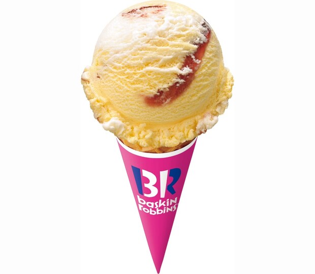 サーティワン、初の「イチジク」使用フレーバー登場！　2種のチーズケーキ風味×イチジク風味リボンで“大人の味わい”に