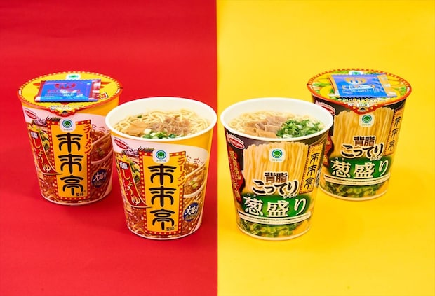ファミマ「来来亭」監修「背脂しょうゆラーメン」リニューアル　“ネギ盛り”が期間限定発売