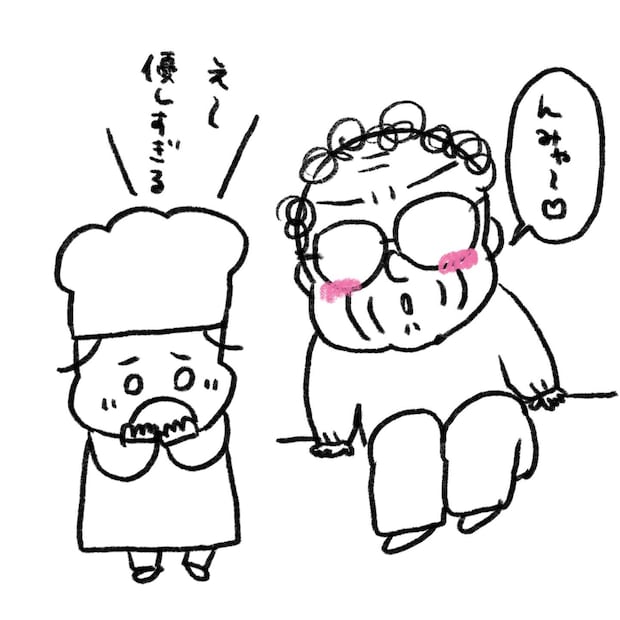 【漫画】パン屋さんのバイト学生、おばあちゃんに卒業のあいさつ　“予想外の本音”に店主号泣！「あまりにすてき」