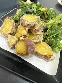 “お芋農家”「こっそりですよ？」“止まらない”天ぷらの作り方に「飯テロ！」「お酒が進みそう」