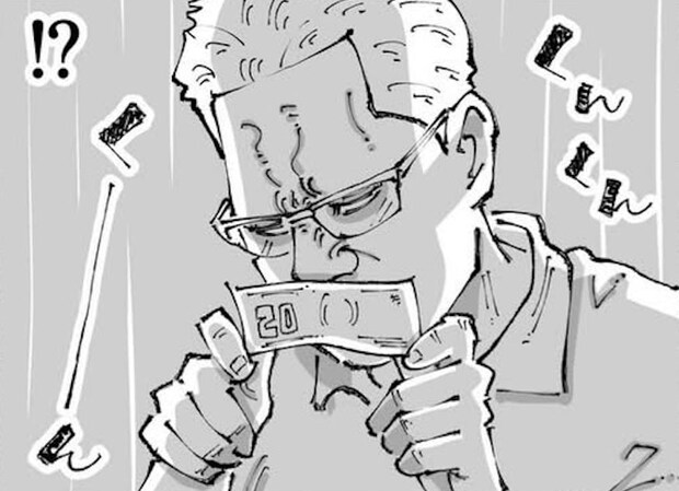 【漫画】「え、何事!?」海外でジュースを買ったら、店主がお札を突然クンクン… “予想外の理由”に称賛の声