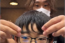 「めっちゃイケメン」「髪型だけで！？」男子中学生の“あか抜け”チャレンジに視聴者から驚きの声