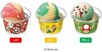 「スーパーマリオ」がまさかのアイスに！　マリオ＆ルイージを再現！