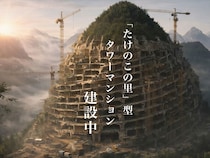 【明治】「たけのこの里」型のタワーマンション建設　【エイプリルフール】