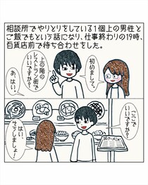 【漫画】仕事終わりの婚活デート、レストランでメニューを開いた男性が“衝撃の行動”に…　「こういう人は無理！」