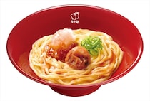 【なか卯】和歌山産・紀州南高梅の梅干し“まるごと一粒”　新メニュー発売　オクラ＆かつお節トッピングも